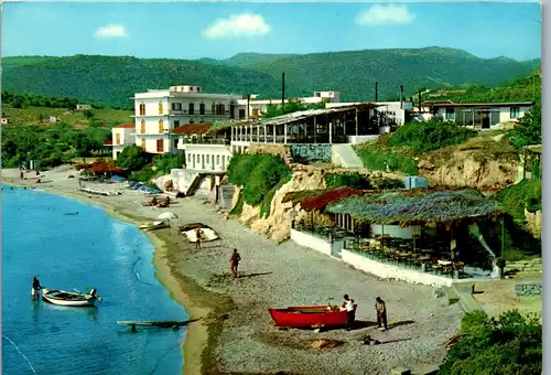 33702 - Griechenland - Hegena , Egina , Saint Marina , Santa Marina , Plage , Strand - gelaufen 1969