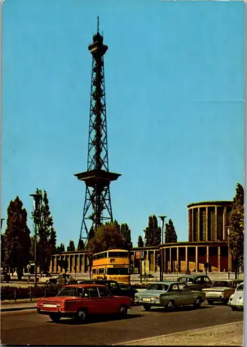 33738 - Deutschland - Berlin , Funkturm , BMW - gelaufen 1975