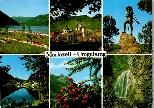 33756 - Steiermark - Mariazell Umgebung , Mehrbildkarte - gelaufen 1980