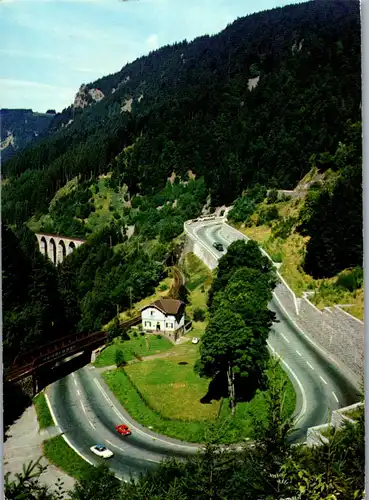 33771 - Deutschland - Höllental im südlichen Schwarzwald mit Ravennabrücke - gelaufen 1974