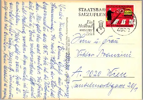 33777 - Deutschland - Salzuflen , Staatsbad , Mehrbildkarte - gelaufen 1971