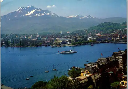 33802 - Schweiz - Luzern mit Pilatus - gelaufen 1971