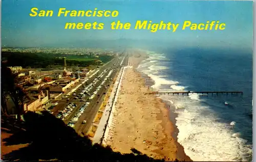 33813 - USA - Califonia , San Francisco Beach and Great Highway - gelaufen 1966