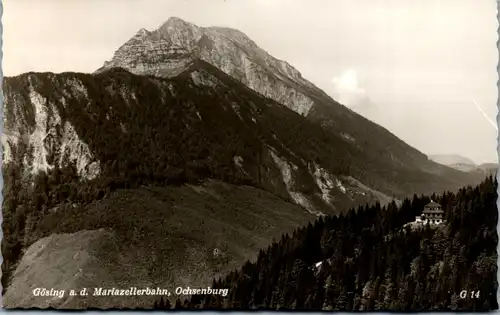33827 - Niederösterreich - Puchenstuben , Gösing an der Mariazellerbahn , Ochsenburg , Jausenstation - gelaufen 1964