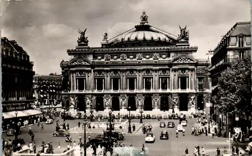 33841 - Frankreich - Paris , Place de l'Opera - gelaufen