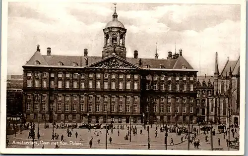 33901 - Niederlande - Amsterdam , Dam met Koninklijk Paleis - nicht gelaufen