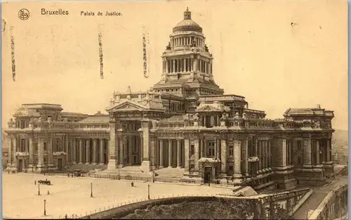 33936 - Belgien - Bruxelles , Brüssel , Palais de Justice - gelaufen 1928