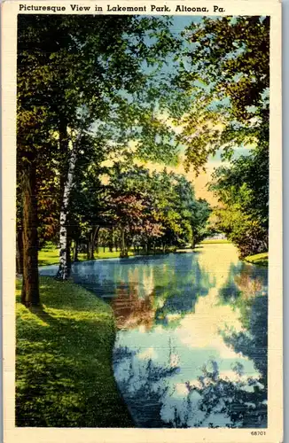 33943 - USA - Altoona , Pennsylvania , Picturerque View in Lakemont Park - nicht gelaufen