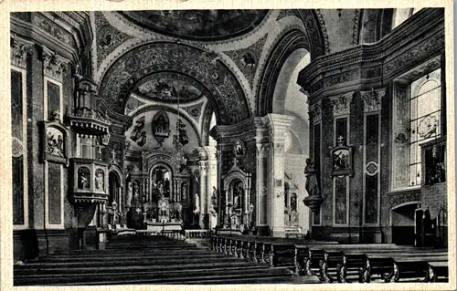 33952 - Italien - St. Ulrich , Gröden , Ortisei , Gardena , Interno della Chiesa , Inneres der Kirche - nicht gelaufen