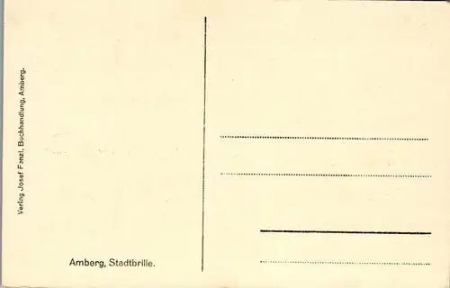 33981 - Deutschland - Amberg , Stadtbrille - nicht gelaufen