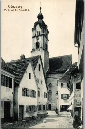 33983 - Deutschland - Günzburg , Partie bei der Frauenkirche - nicht gelaufen