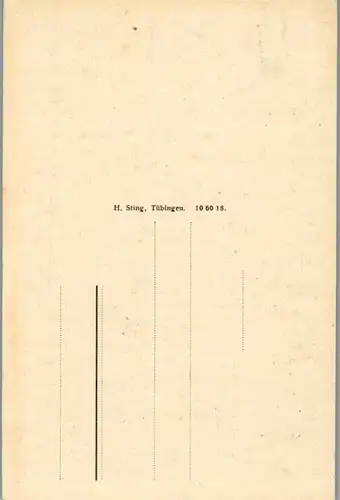 33994 - Deutschland - Tübingen , Stift und Klosterberg - nicht gelaufen