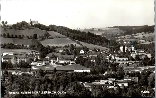 34018 - Oberösterreich - Schallerbach , Rheuma Heilbad , Panorama - gelaufen 1966