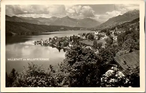 34027 - Kärnten - Millstatt mit Millstättersee - gelaufen 1949