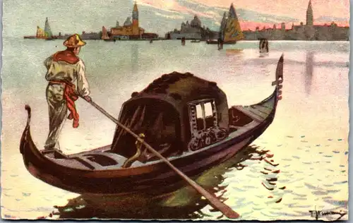 34066 - Italien - Venedig , Venezia , La Gondola - nicht gelaufen