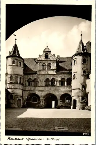 34077 - Deutschland - Konstanz am Bodensee , Rathaus - gelaufen 1951