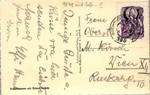 34079 - Vorarlberg - Bregenz , Rheintal - gelaufen 1949