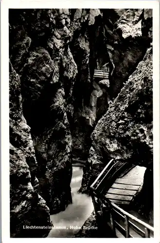 34088 - Salzburg - St. Johann im Pongau , Liechtensteinklamm , Lichtensteinklamm - gelaufen 1939