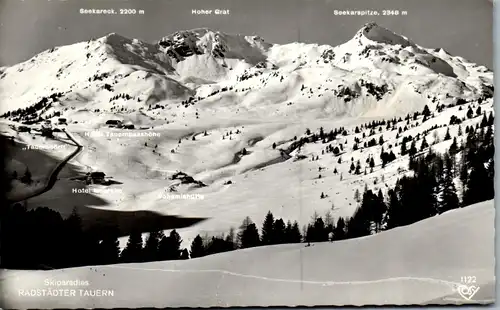 34090 - Salzburg - Radstädter Tauern , Ski , Seekareck , Bohemiahütte , Hotel Moaralm , Tauerndörfl - nicht gelaufen