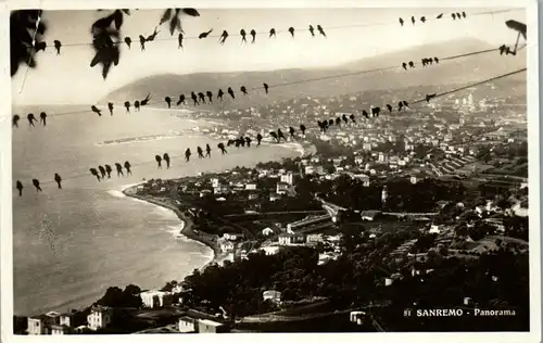 34101 - Italien - San Remo , Panorama - gelaufen 1930