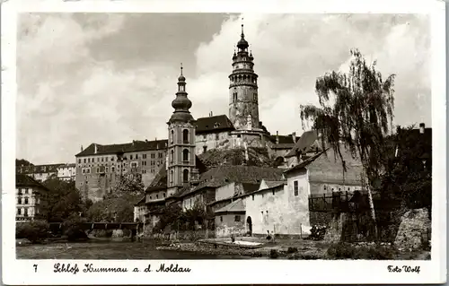 34113 - Tschechische Republik - Cesky Krumlov , Krumlau , Schloß Krummau an der Moldau - nicht gelaufen