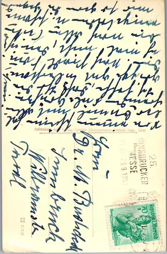 34114 - Tirol - Hall , Straßenansicht - gelaufen 1957