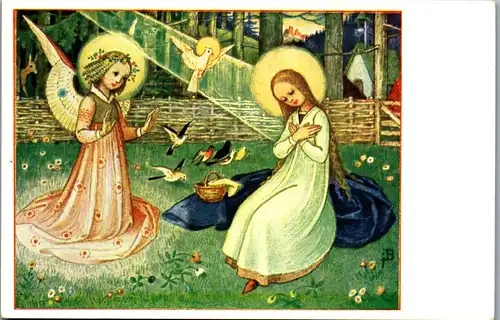 34116 - Künstlerkarte - Ave Maria , Josef Bachlehner - nicht gelaufen