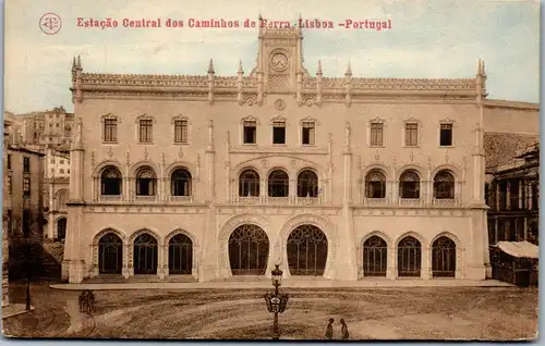34117 - Portugal - Lisboa , Lissabon , Estacao Central dos Caminhos de Ferra - nicht gelaufen