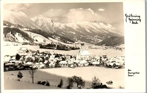 34126 - Steiermark - Gröbming gegen Grimming , Panorama - nicht gelaufen