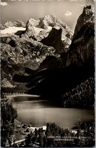 34129 - Oberösterreich - Gosausee mit Dachstein , Salzkammergut - gelaufen 1954