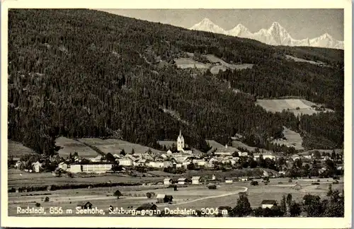 34133 - Salzburg - Radstadt gegen Dachstein , Panorama - gelaufen 1958