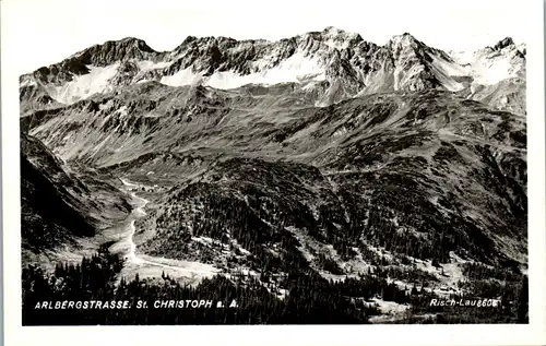 34138 - Tirol - St. Christoph am Arlberg , Arlbergstraße - nicht gelaufen