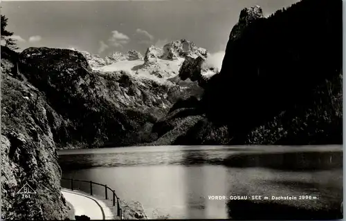 34148 - Oberösterreich - Vorderer Gosausee mit Dachstein - gelaufen