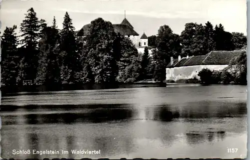 34160 - Niederösterreich - Schloß Engelstein im Waldviertel - gelaufen 1964