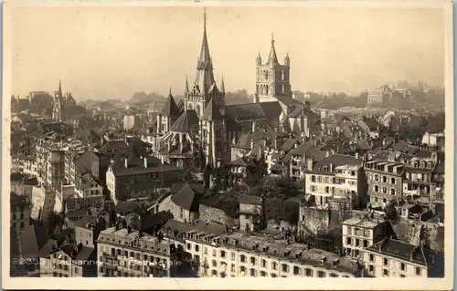 34166 - Schweiz - Lausanne , La Cathedrale - nicht gelaufen