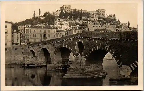 34167 - Italien - Verona , Ponte Pietra e Castel S. Pietro - nicht gelaufen