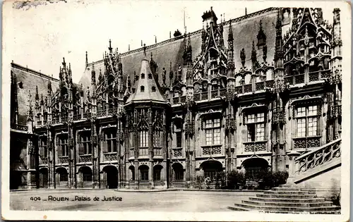 34175 - Frankreich - Rouen , Palais de Justice - gelaufen 1937