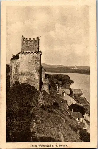 34182 - Niederösterreich - Leiben , Ruine Weitenegg an der Donau - gelaufen 1919