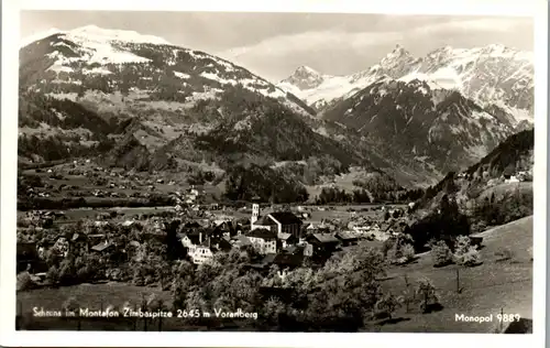 34186 - Vorarlberg - Schruns im Montafon , Zimbaspitze - gelaufen 1950