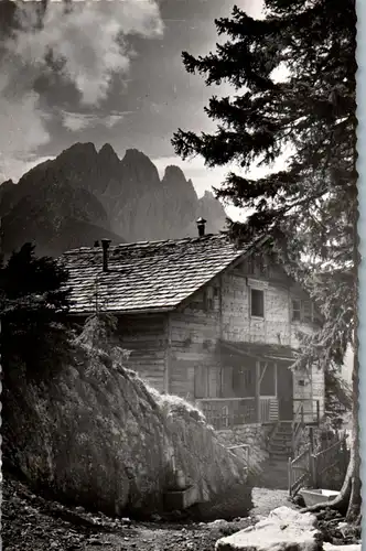 34187 - Tirol - Lienz , Lienzer Dolomitenhütte mit Spitzkofel - gelaufen 1950