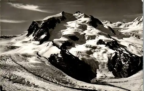 34196 - Schweiz - Zermatt , Gornergrat , Monte Rosa , Gornergletscher u. Grenzgletscher - nicht gelaufen