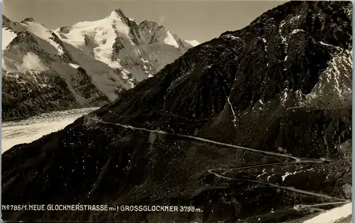 34200 - Kärnten - Neue Glocknerstraße mit Grossglockner - nicht gelaufen 1936