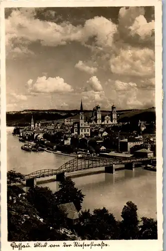 34201 - Deutschland - Passau , Panorama , Notopfer Steuermark - gelaufen 1949