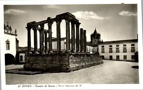 34210 - Portugal - Evora , Templo de Diana e Torre lanterna da Se - nicht gelaufen 1962