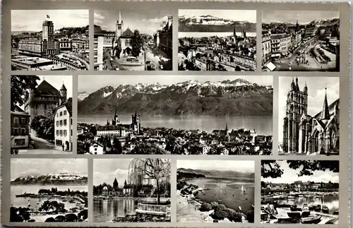 34217 - Schweiz - Lausanne Ouchy , Mehrbildkarte - nicht gelaufen