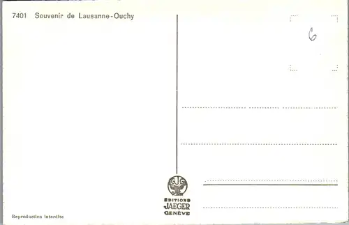 34217 - Schweiz - Lausanne Ouchy , Mehrbildkarte - nicht gelaufen