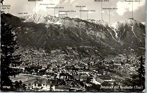 34228 - Tirol - Innsbruck mit Nordkette - gelaufen