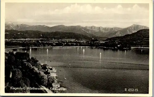 34235 - Kärnten - Klagenfurt , Wörthersee mit Karawanken - nicht gelaufen