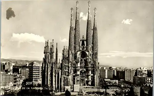 34240 - Spanien - Barcelona , Sagrada - nicht gelaufen