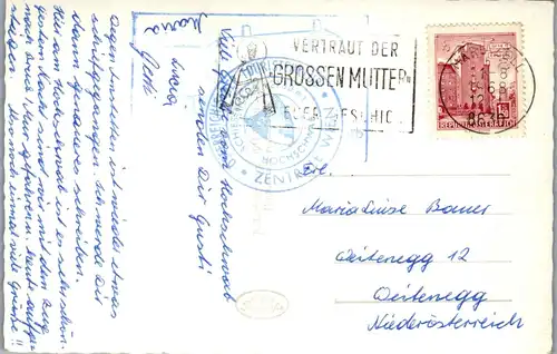 34249 - Steiermark - G'hacktkogel mit Hochschwabgipfel , Südwand - gelaufen 1968